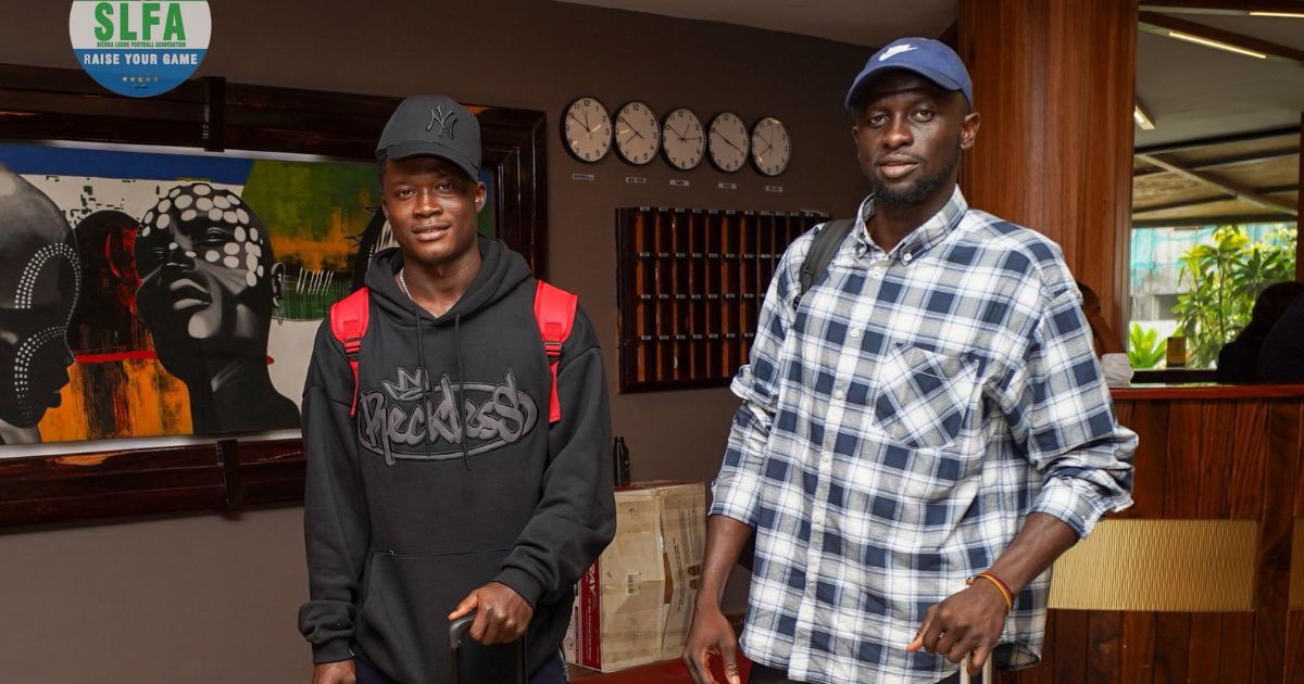 Abu Dumbuya And Samuel Gandi Join Leone Stars Camp Ahead of World Cup Qualifier