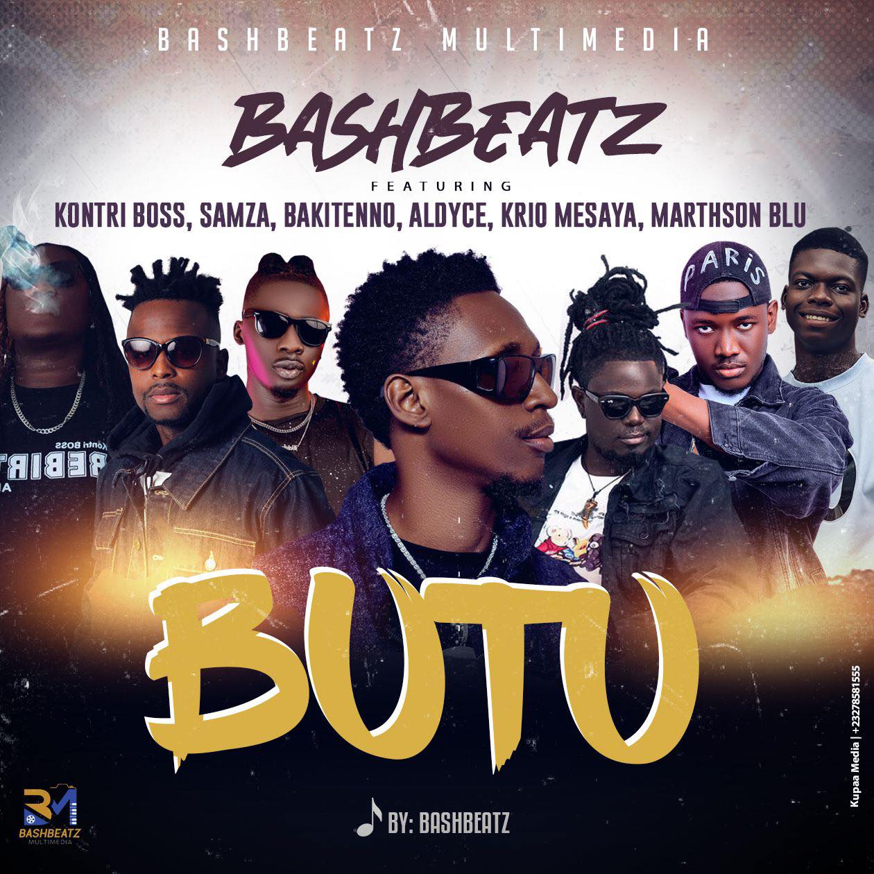 Bashbeatz – Butu Ft. Kontri Boss, Samza, BakiTenno, Al Dyce, Krio Mesaya & Marthson Blu