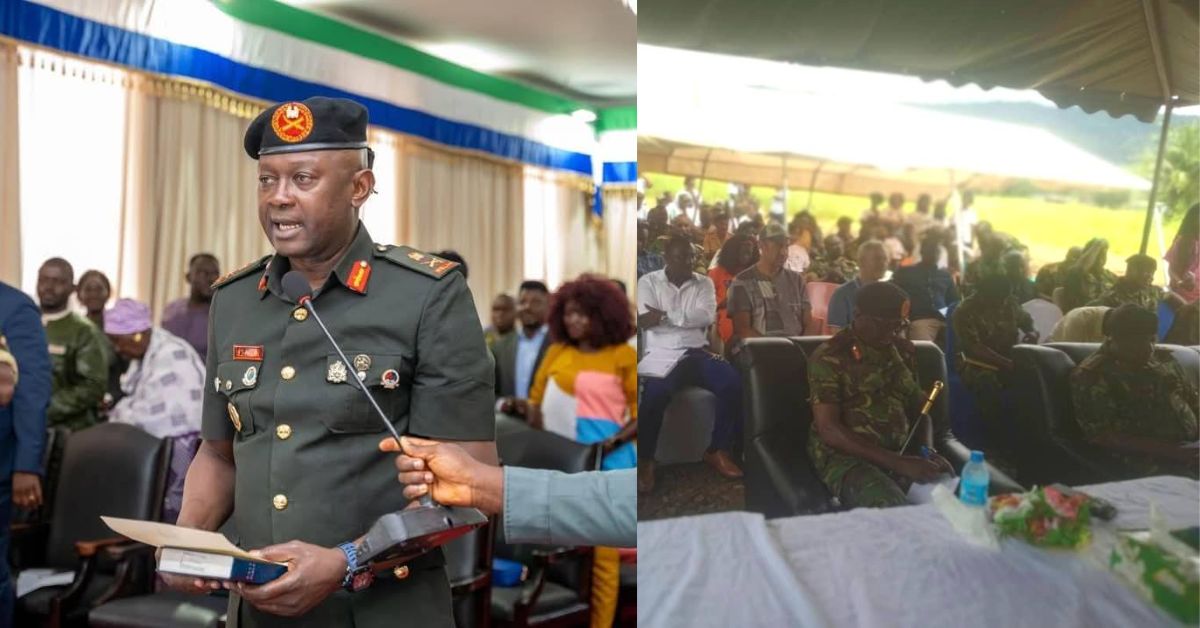 RSLAF Commission Bread Factory at 2nd Infantry Battalion in Kenema District