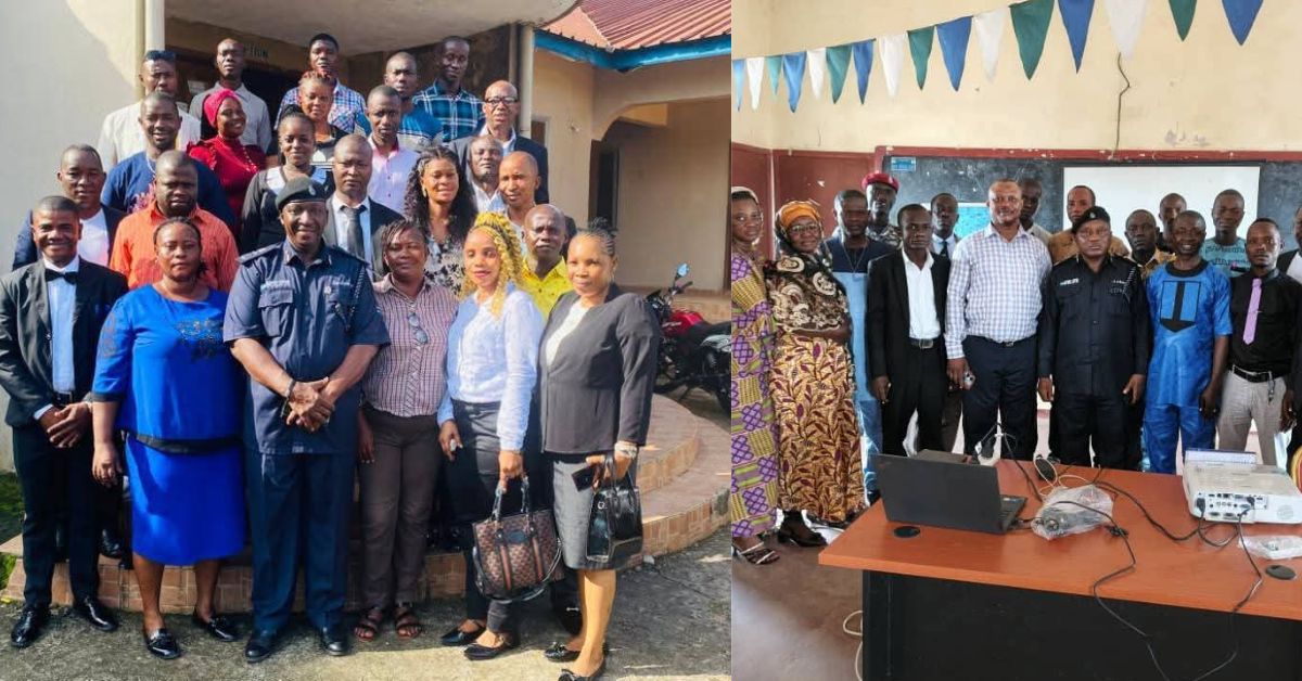 Sierra Leone Police Trains Officers on Tackling Gender-Based Violence and Juvenile Justice