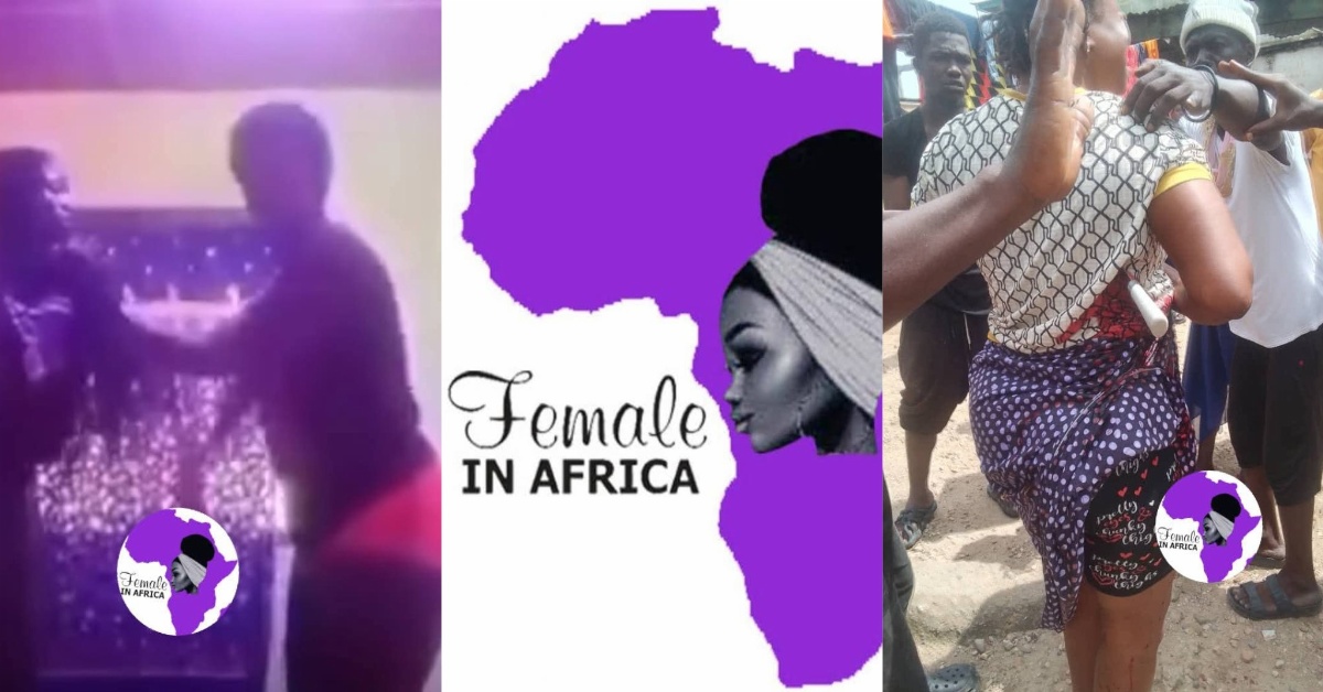 Female in Africa Condemns Viral Videos of Women Attacking Husbands’ Alleged Lovers, Calls for Justice