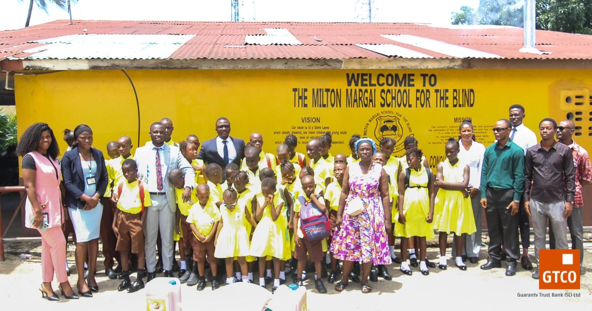 GTBank Sierra Leone Supports Free Quality Education with Feeding Supplies to Schools