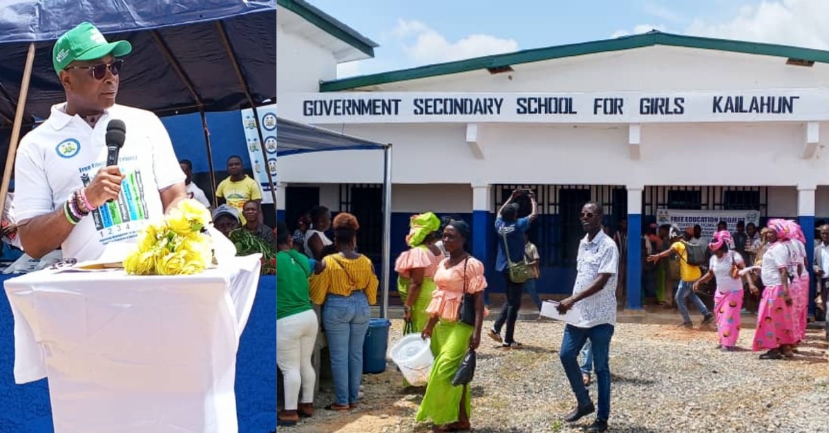 Government Commissions New Boarding Home Secondary School for Girls in Kailahun
