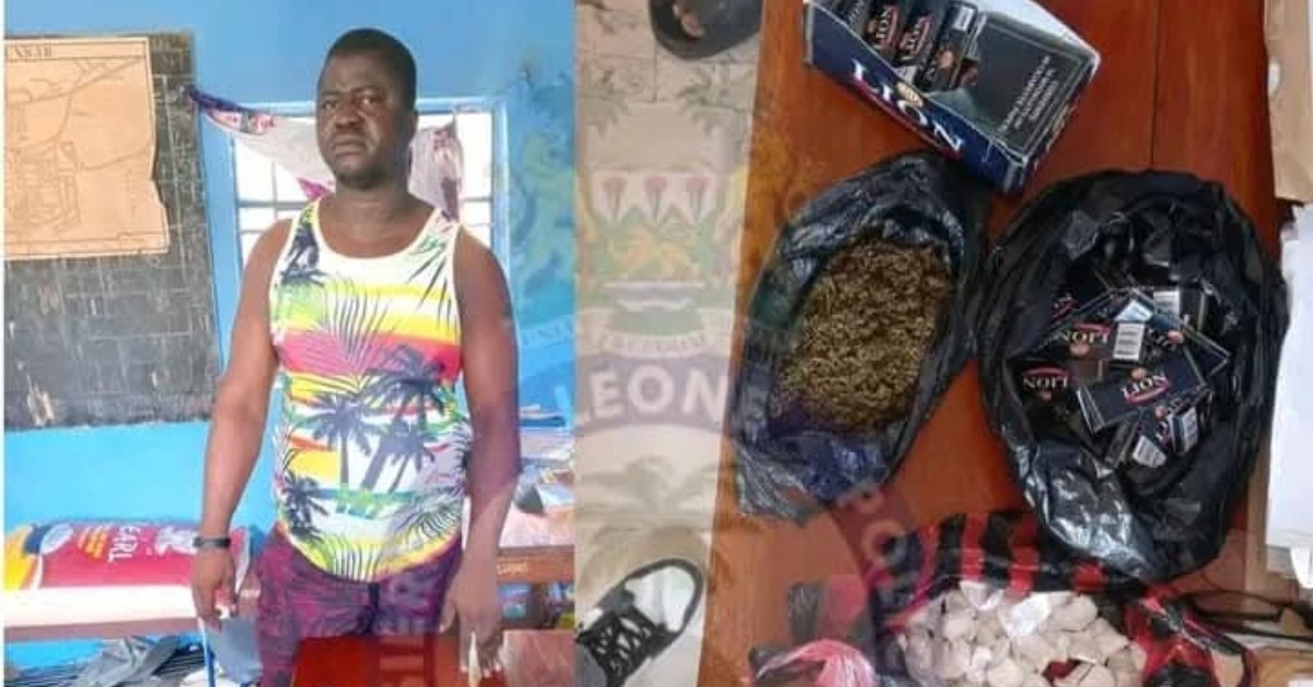 Notorious Lunsar Drug Dealer Arrested in Police Raid