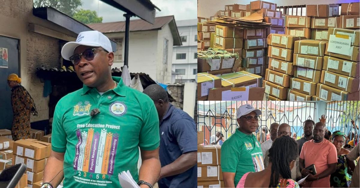 Education Minister Conrad Sackey Leads Nationwide Distribution of Over 500,000 Literacy Books