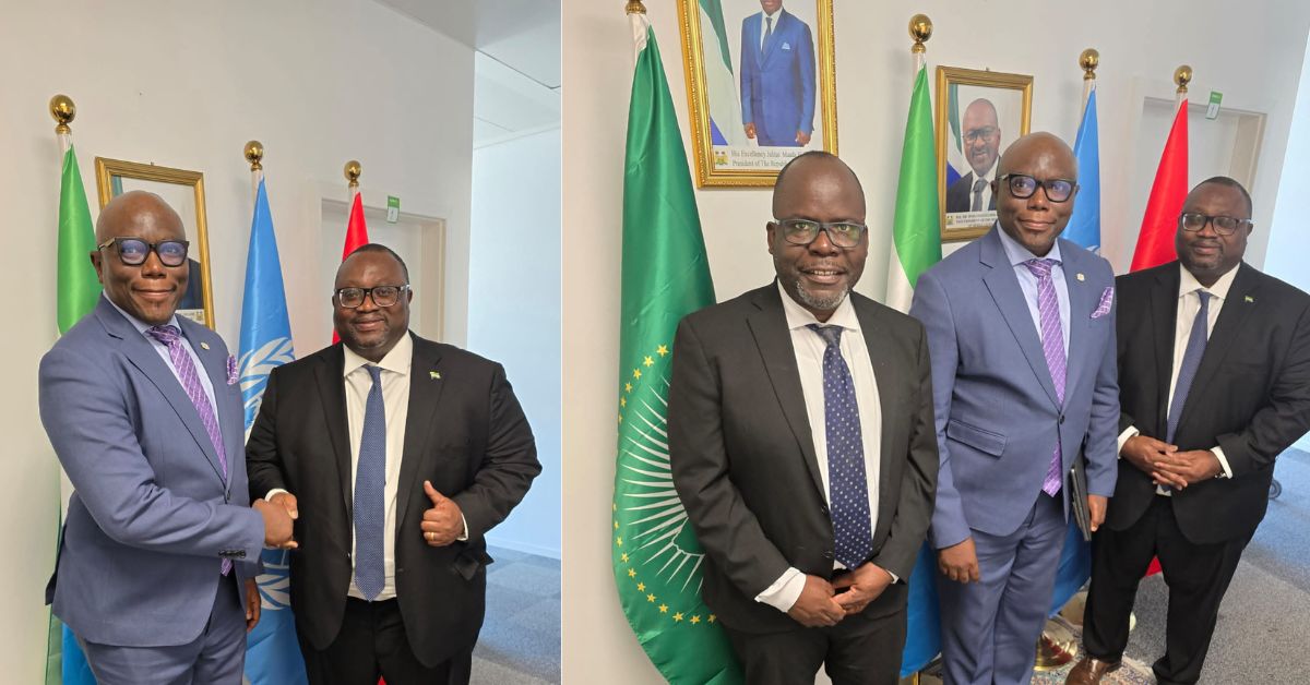 NaCSA Commissioner Engages Sierra Leone’s Geneva Ambassador on Refugee Frameworks