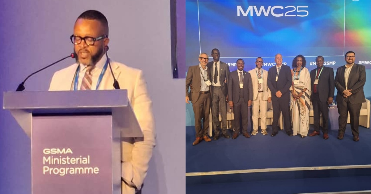 NatCA DG Amara Brewah Delivers Transformative Keynote at MWC25 Kigali