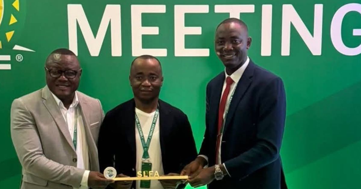 SLFA President Babadi Kamara Joins CAF President in WAFU A Zonal Meeting