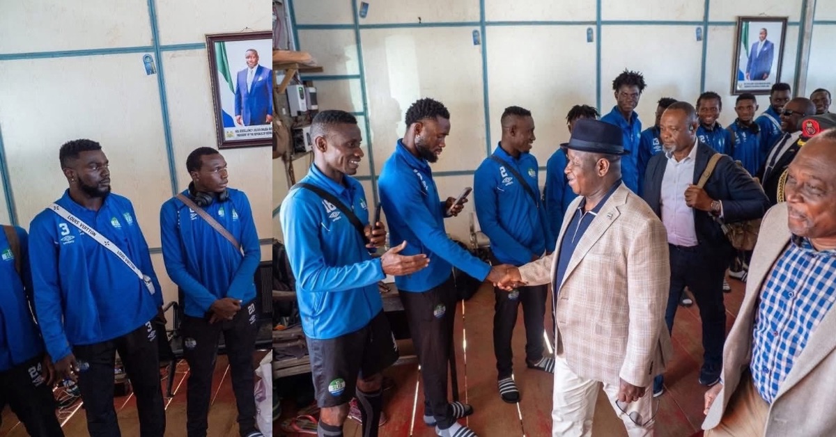 President Bio Urges Leone Stars to Improve Ahead of Future Competitions