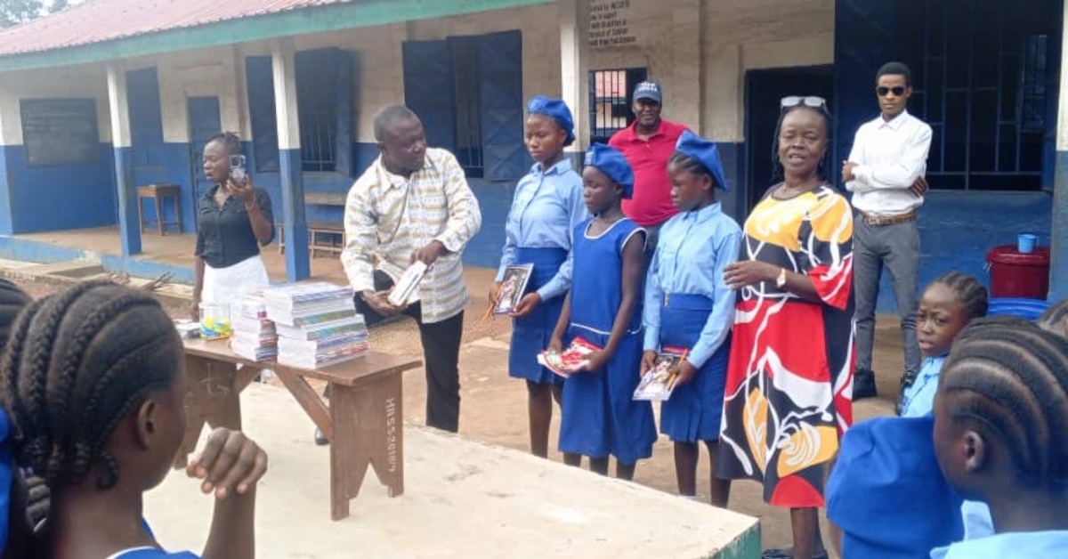 Halis Angel Network Donates Learning Materials to Two Primary Schools in Pujehun