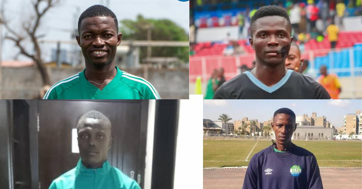 CAF Appoints Four Sierra Leonean Referees for Champions League Match in Ghana