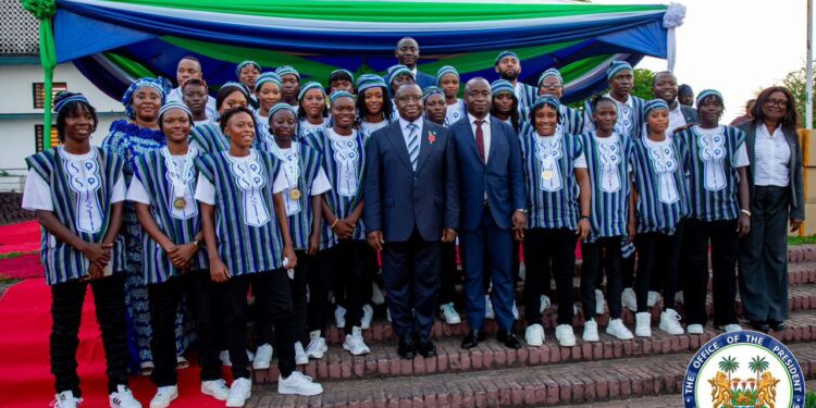 President Bio Honors National Athletes, Launches Football for Schools Project