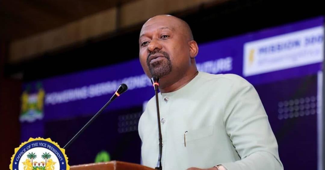 VP Juldeh Jalloh Highlights Energy Access and Human Development as Pillars for Climate Resilience