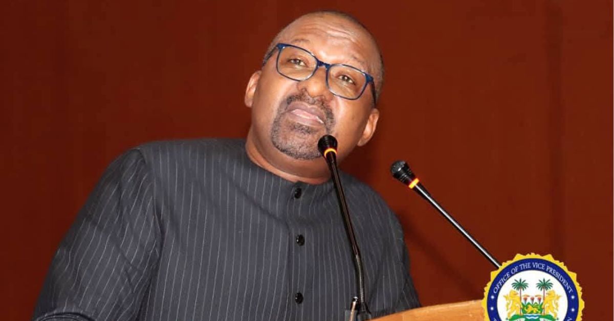 Vice President Juldeh Jalloh Urges Sierra Leoneans to Take Pride in Homegrown Products