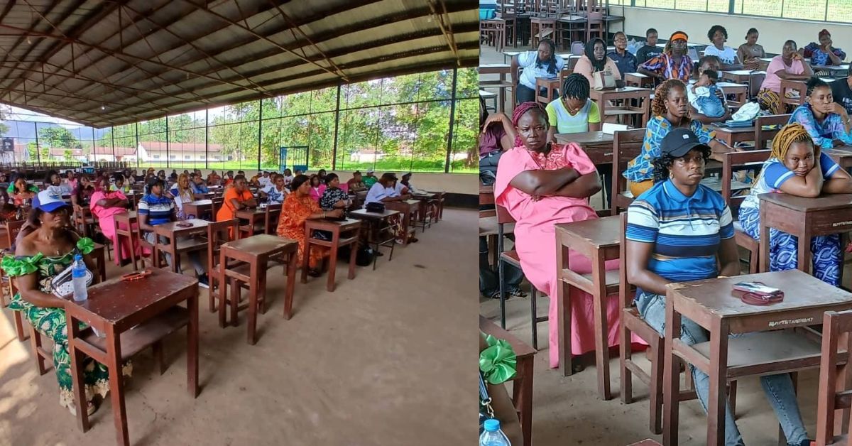 Police Wives Association President Matilda Doris Sellu Meets with Police Mammy Queens
