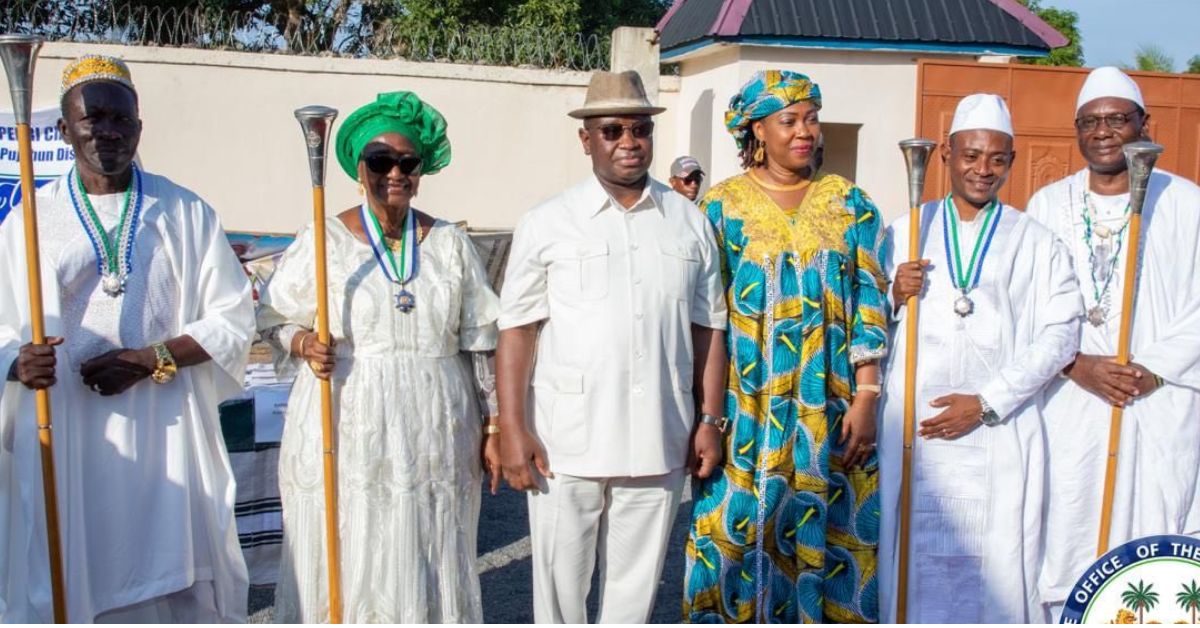 President Bio Coronates New Paramount Chiefs in Kenema and Pujehun