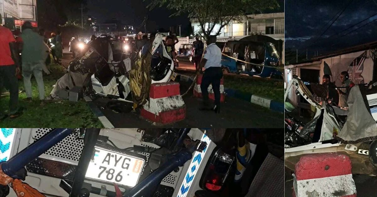 Several Injured in Keke Accident Near British High Commission