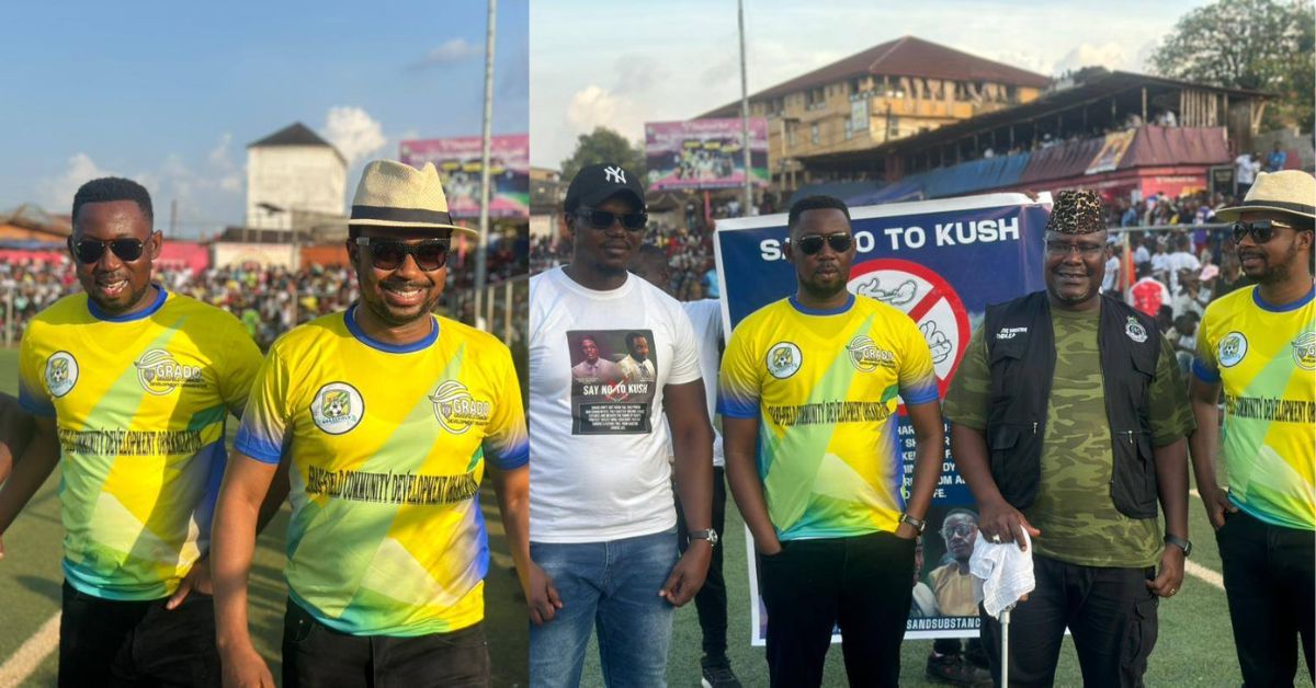 Youth Minister Sannoh Uses Grassfield-Rokel Match to Warn Youth Against Kush