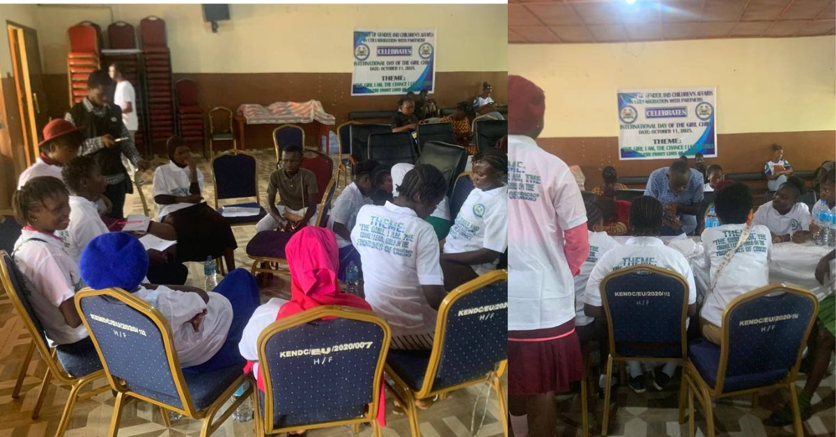 Kenema Girls Lead the Way in 2025 International Day of the Girl Child Celebration