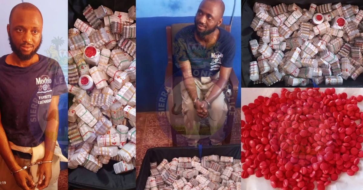 US-Based Sierra Leonean Arrested With Suspected Tramadol at Rogberay Checkpoint