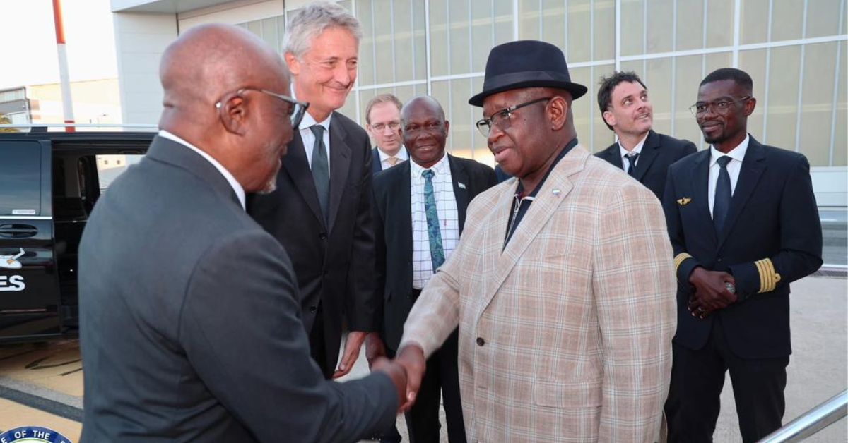 President Bio Arrives in Rome for Aqaba Process Summit on West Africa’s Security