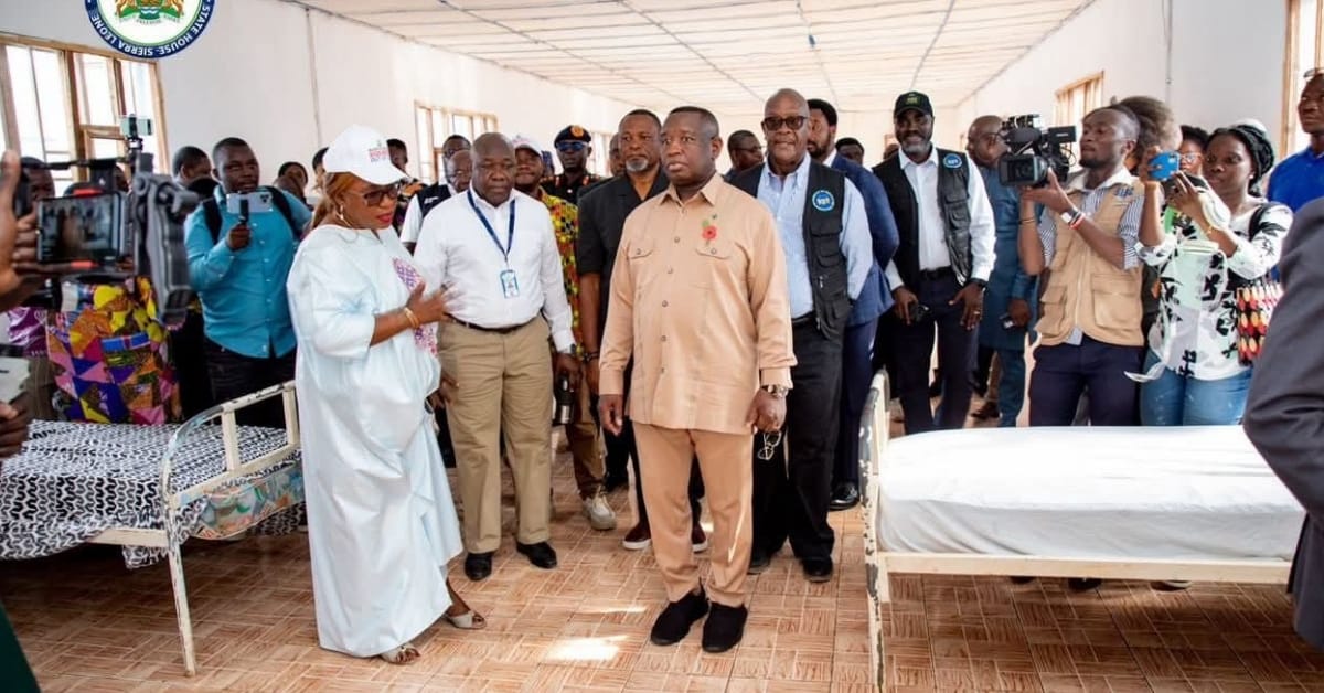 President Bio Visits Hastings Rehabilitation Centre, Reaffirms Commitment to Ending Kush Crisis