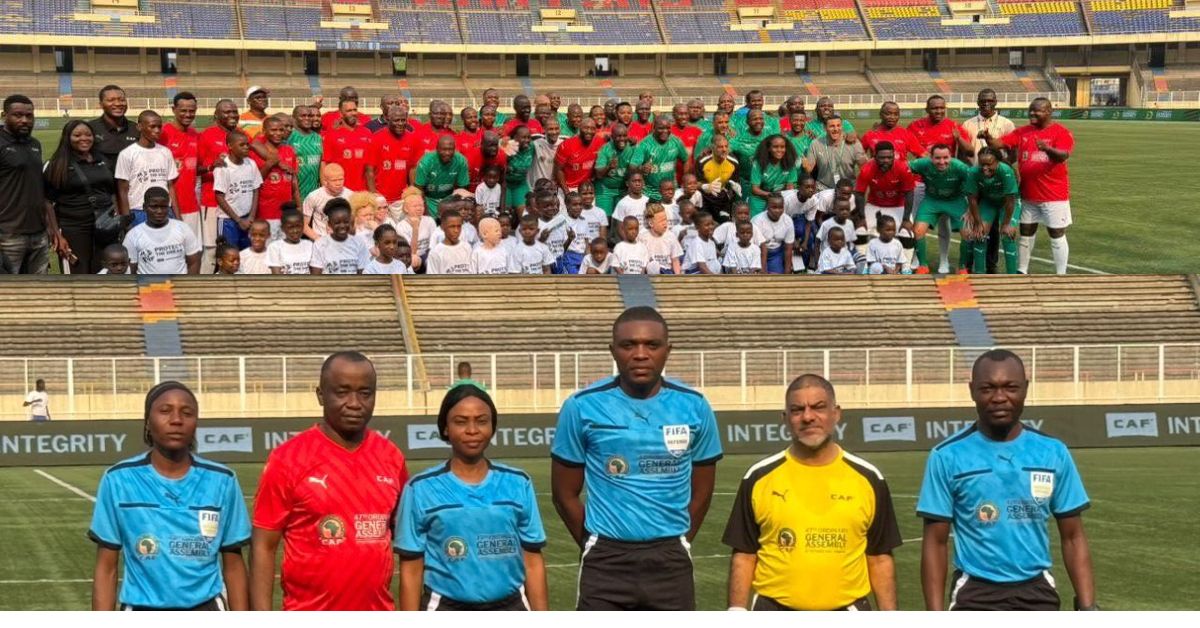 SLFA President Babadi Kamara Participates in CAF Exhibition Match