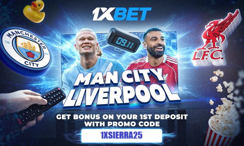 Manchester City vs Liverpool: Be at The Center of Epic Football Clash With 1xBet!