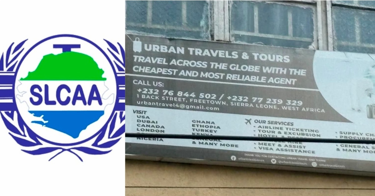 SLCAA Shuts Down Unlicensed Air Ticketing Agency in Freetown
