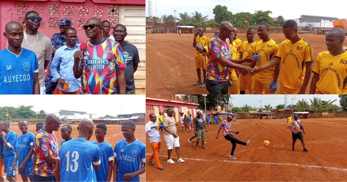 AIG Brima Kanneh Uses Football Match to Promote “Kick Kush Out” Campaign