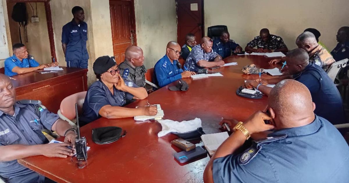 Police AIG Kanneh Engages Officers on Festive Season Security Readiness
