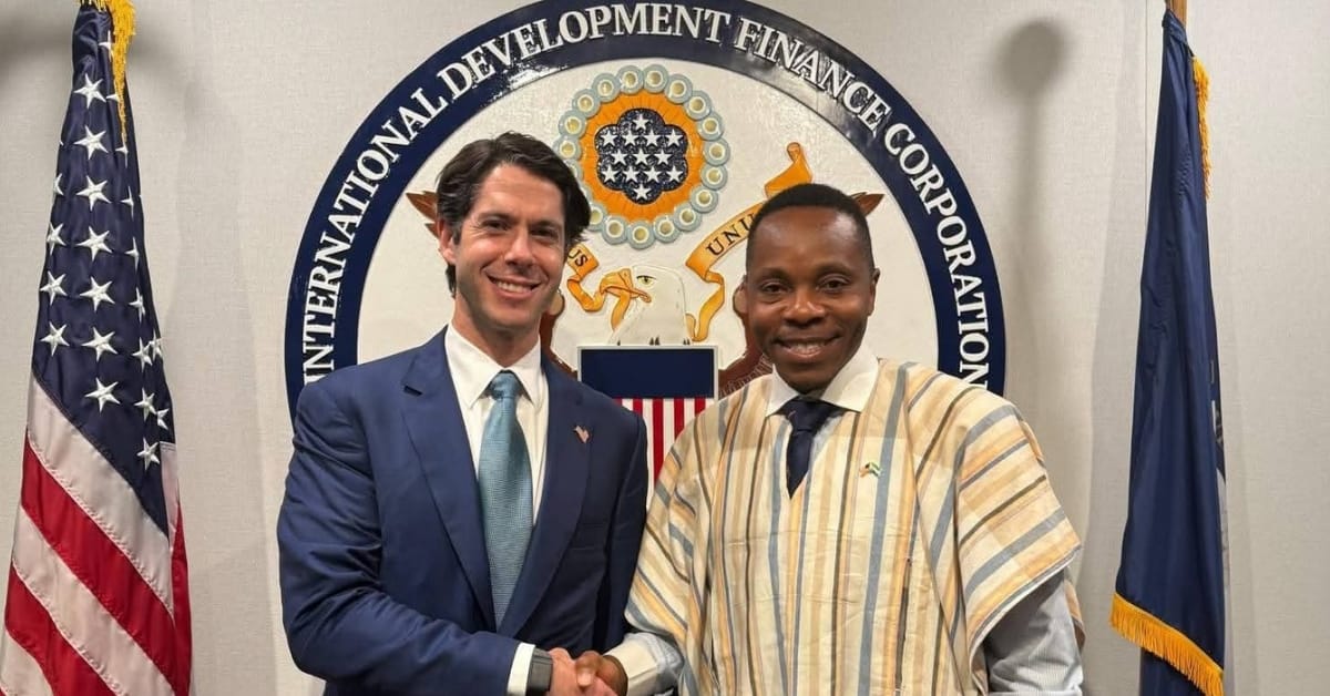 Chief Minister Sengeh Engages U.S. Development Finance Corporation on Major Investment Opportunities