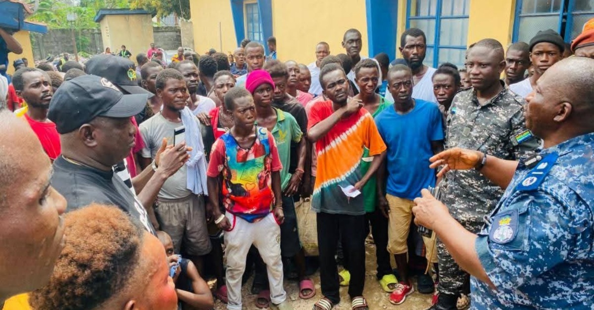 Police Rescue 123 Drug Addicts in Makeni, Sent to Rehabilitation Centre