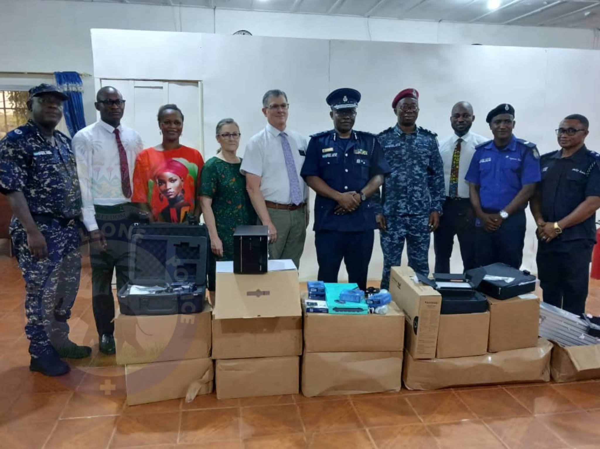 Sierra Leone Police Receive ICT Boost from Latter-day Saints and Family Search International
