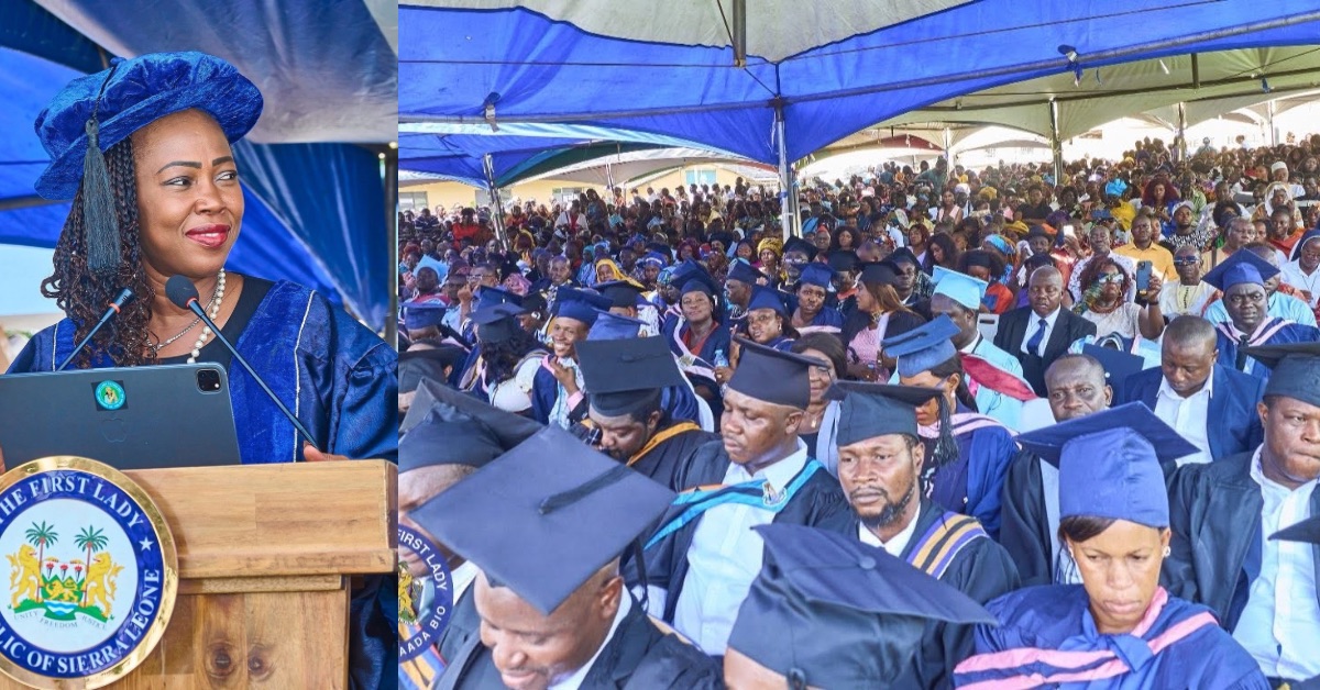 First Lady Fatima Bio Hails Graduating Students at MMTU Convocation