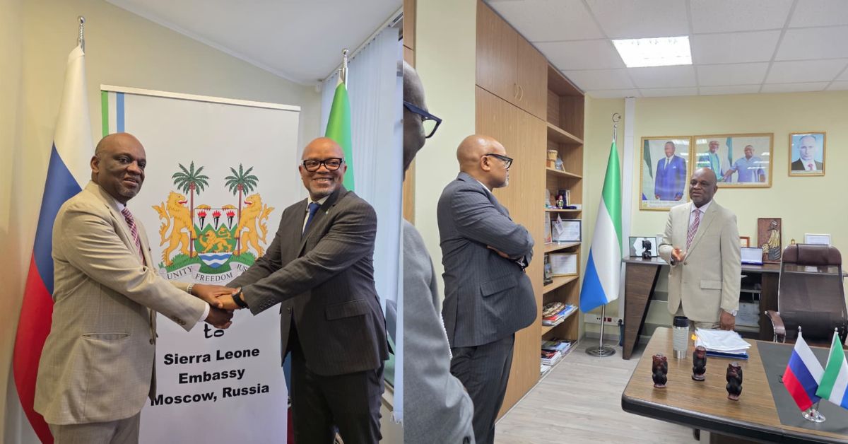 Sierra Leone, Ghana Envoys Pledge Deeper Collaboration During Moscow Courtesy Visit