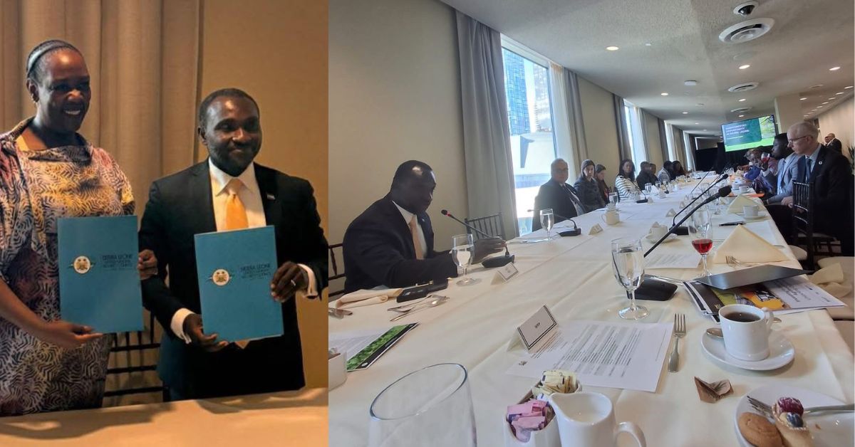 Minister Henry Kpaka Signs MOU with International Alliance to Transform Sierra Leone’s Agriculture Sector