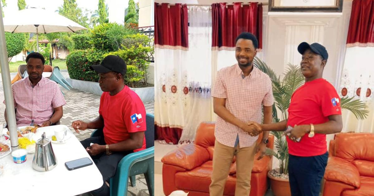 Youths Minister Sannoh Engages Former Minister Alimamy Kamara in Makeni