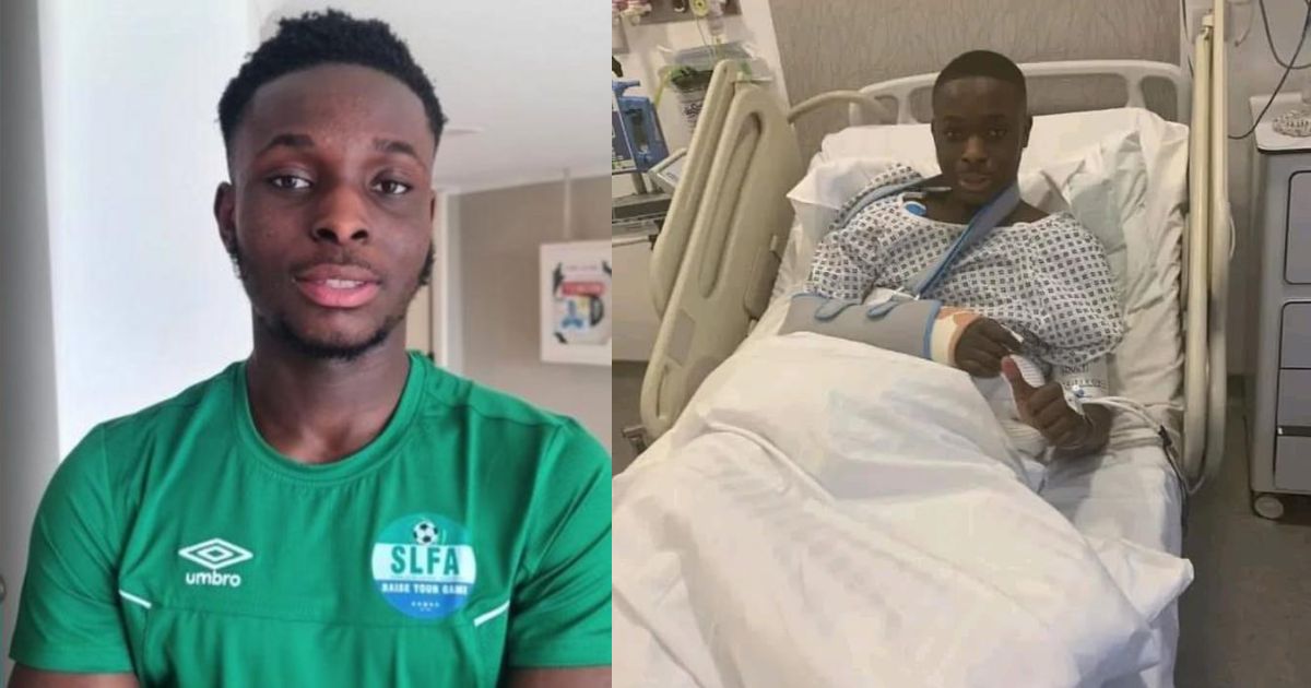 UK-Born Leone Stars Player Kamil Conteh Reportedly Abandoned by SLFA in 14-Months Injury