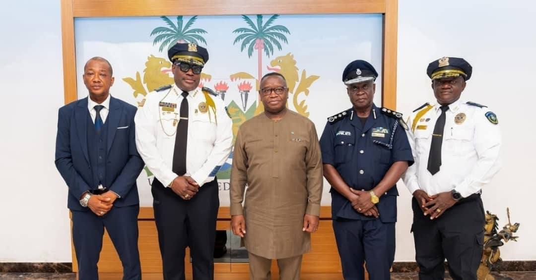 Liberia Police Chief Meets President Bio to Discuss Regional Security Cooperation
