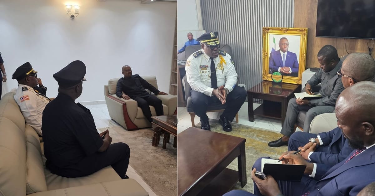 Liberia’s IGP Pays Courtesy Visit to Sierra Leone’s Vice President and Attorney General