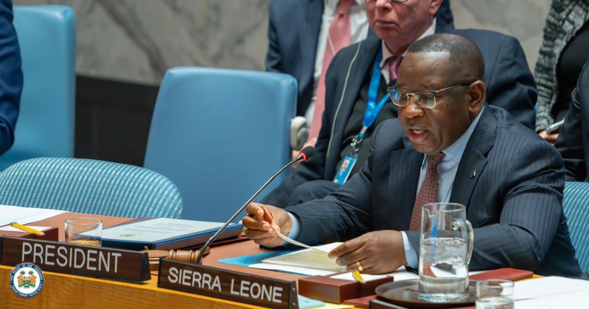 President Bio Proposes ECOWAS–UN–AU Compact for Peace and Resilience in the Sahel at UN Security Council