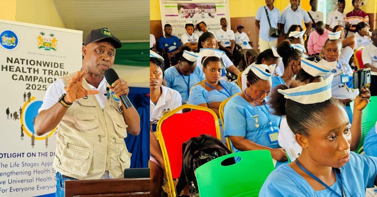 Ministry of Health Launches Second Nationwide Health Train Campaign in Kailahun District