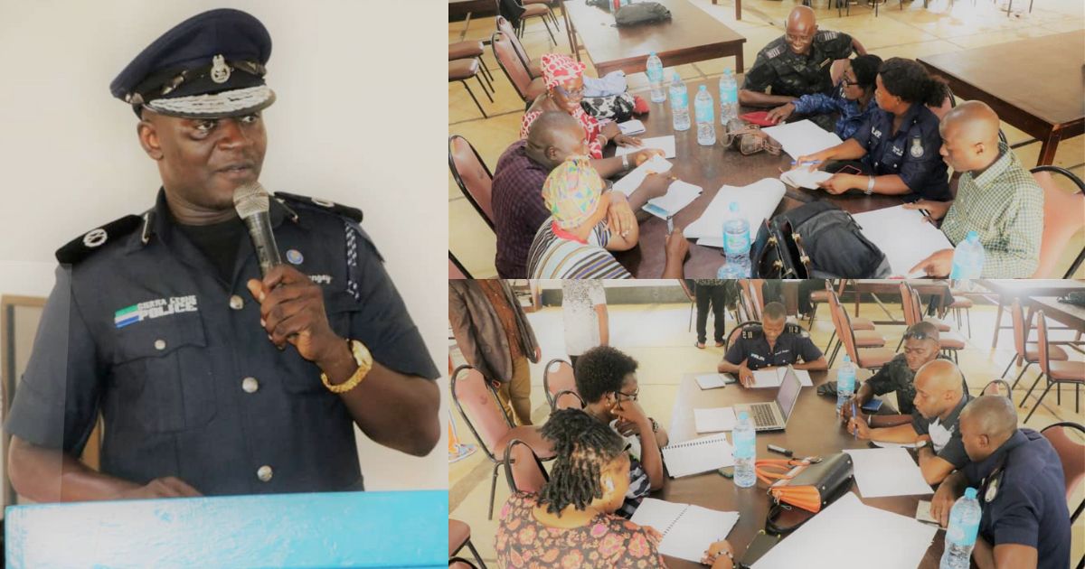 Police FSU Reviews Age Assessment Guidelines to Strengthen Child Protection in Sierra Leone