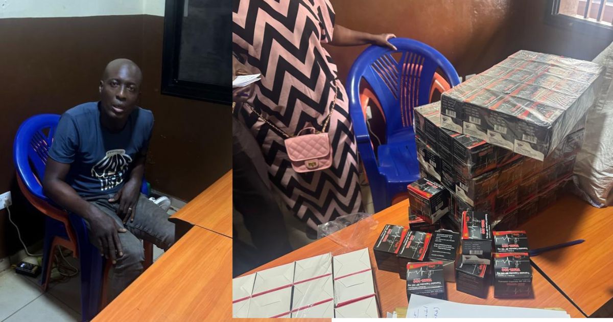 Police Inspector Caught With Tramadol Consignment at Gbalamuya Border