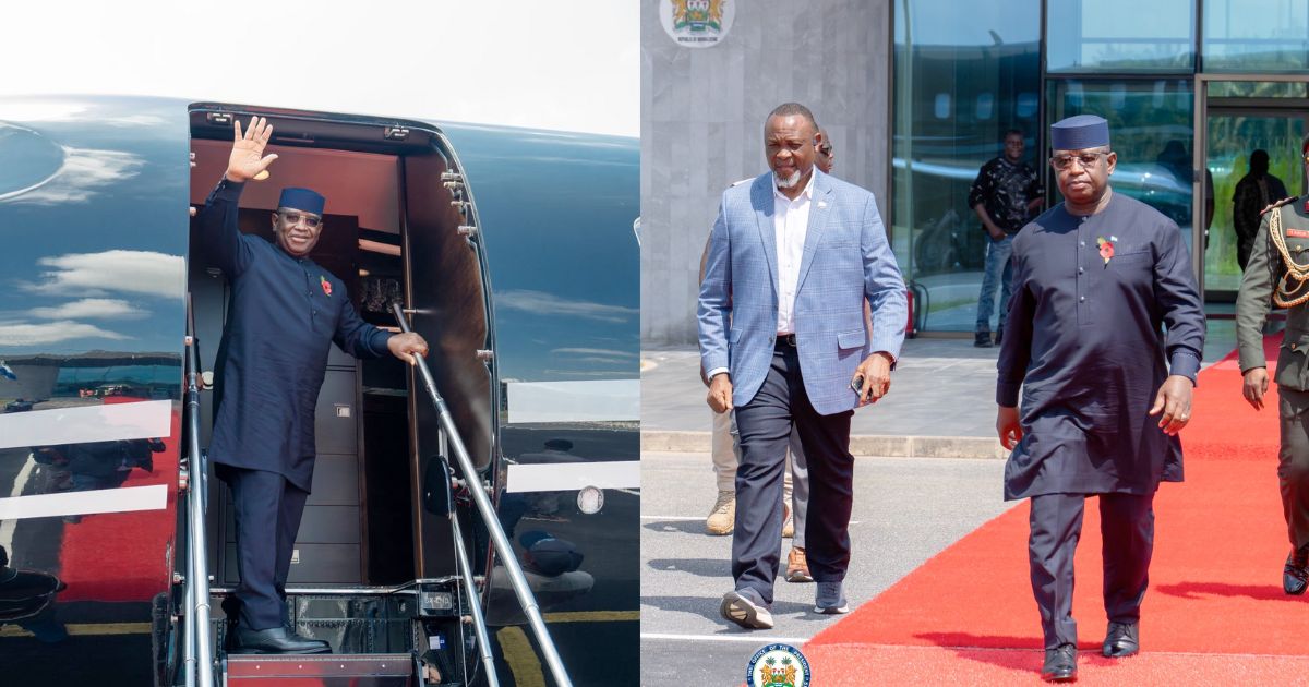 President Bio Departs Freetown For High-Level Engagements in Abuja Nigeria