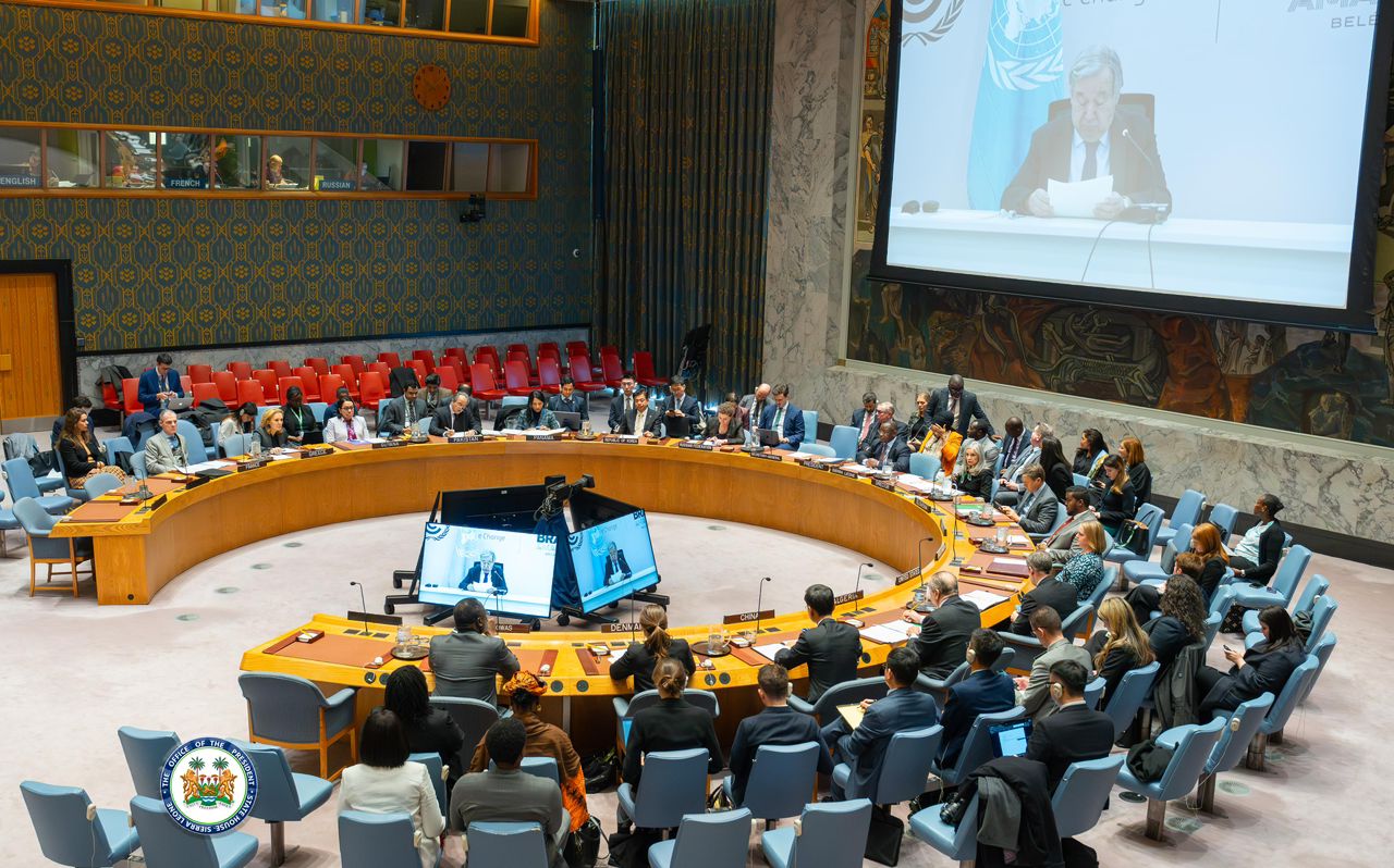 President Bio Proposes ECOWAS–UN–AU Compact for Peace and Resilience in the Sahel at UN Security Council