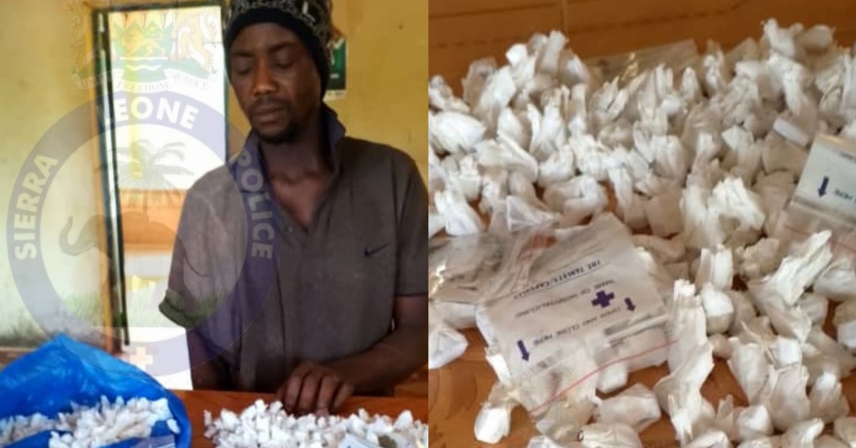 Joint Police and Youth Operation Leads to Arrest of Suspected Kush Peddler in Gbangbatoke