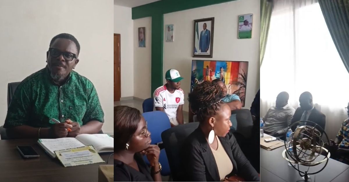 SLPP NYGC Organising Team Engages National Secretary General Ahead of End-of-Year Party