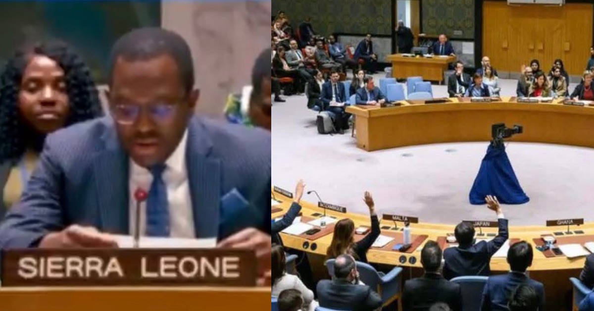 Sierra Leone Votes in Favour of Morocco as UN Security Council Adopts Historic Resolution